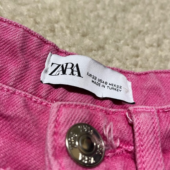 Pink Zara Jeans Size 0 - Picture 3 of 3